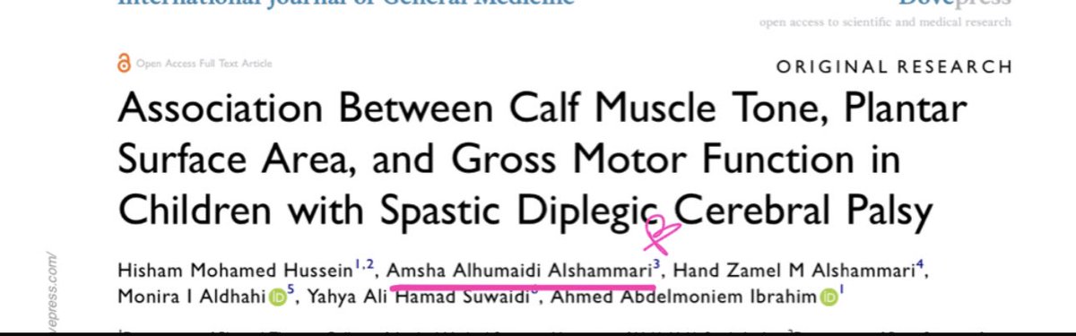مساء الإنجازات الجميلة ☁️🌱 
تم بحمد الله نشر البحث العلمي 👏🏻

dovepress.com/articles.php?a…