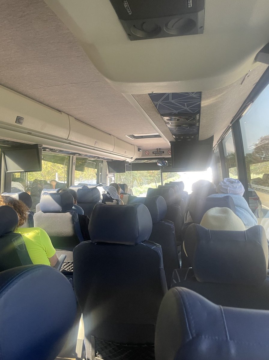 On the way to Binghampton for @TZSerlingFest, the bus driver stopped at a Burger King for a quick rest. Now I'm wondering which one of these is the Martian.