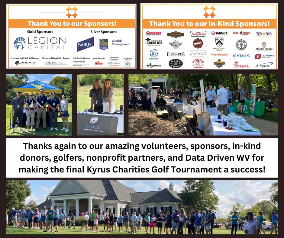 Thanks again to everyone who joined us for the final Kyrus Charities Golf Tournament! Shoutout to Raspberry Falls for their amazing work in making it a success. We’re becoming Accelerated Visions, and our website and social media reveal are coming this week! #AcceleratedVisions