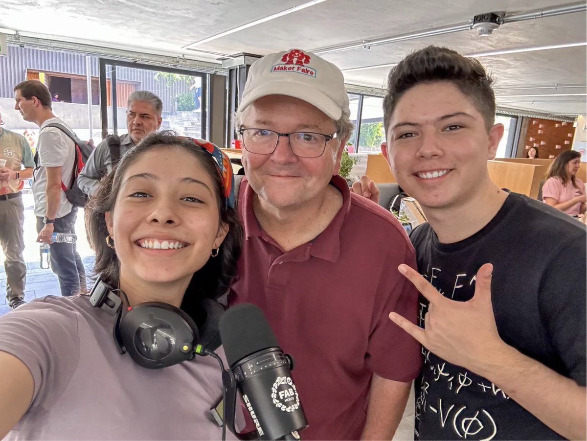 MoonMakers's tweet photo. Honored to share our journey with the amazing Dale Dougherty of @make on the Make:cast ๐ ๏ธ๐ https://t.co/tYaZhfeZPc Check out our story and how weโre inspiring new makers โจ #MakerEducation #MoonMakers #makermovement #makecast #makercommunity #MakerEducation https://t.co/aHm04aIv7u