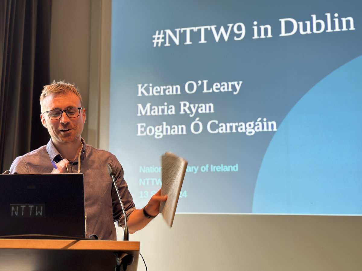 No Time to Wait (@nttwconf) on Twitter photo We are delighted to announce that #nttw9 will be hosted by <a href="/NLIreland/">National Library of Ireland</a> next year! 🤩Dates yet TBD, more info soon at mediaarea.net/nttw8. We are delighted to announce that #nttw9 will be hosted by <a href="/NLIreland/">National Library of Ireland</a> next year! 🤩Dates yet TBD, more info soon at mediaarea.net/nttw8.