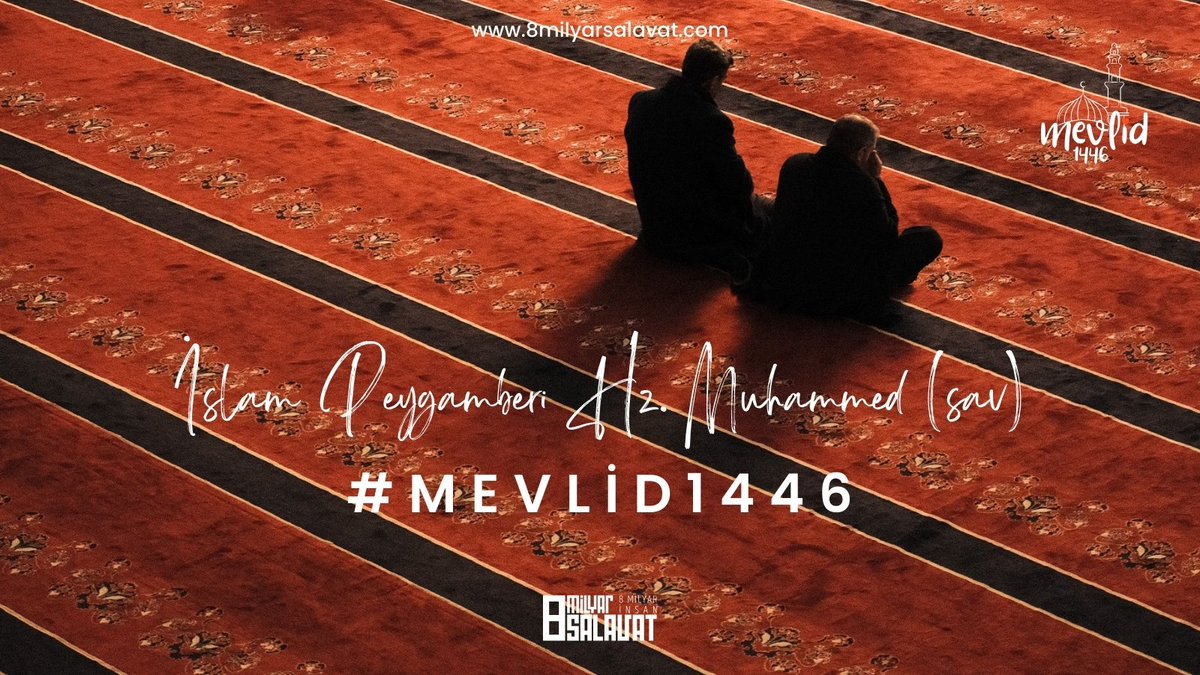 Son Peygamber SAV'in Ümmet-i Davet için bir rahmet, bir müjde olduğunu kendimize ve tüm insanlığa hatırlatmak, tüm insanlığı hayır duamıza dahil etmek için

 8MilyarSalavat.com

#Mevlid1446