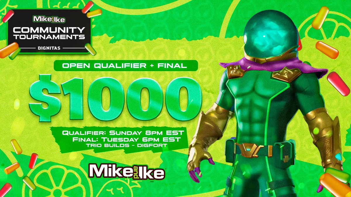 Dignitas Fortnite (@dignitasfn) on Twitter photo ๐ ๐๐๐๐ ๐๐๐ ๐๐๐ ๐๐๐ ๐๐๐๐ ๐๐๐๐ ๐๐๐
๐
Sunday @ 8pm EST | Final: Tuesday 6pm EST
๐ฐ Compete for $1000 USD
๐
Top 25 Advance to Final!
In order to play, you must:
๐Retweet & Tag your Trio!
๐Follow <a href="/DignitasFN/">Dignitas Fortnite</a> <a href="/DIGFort/">DIGFort</a>
๐Join Discord: ๐ ๐๐๐๐ ๐๐๐ ๐๐๐ ๐๐๐ ๐๐๐๐ ๐๐๐๐ ๐๐๐
๐
Sunday @ 8pm EST | Final: Tuesday 6pm EST
๐ฐ Compete for $1000 USD
๐
Top 25 Advance to Final!
In order to play, you must:
๐Retweet & Tag your Trio!
๐Follow <a href="/DignitasFN/">Dignitas Fortnite</a> <a href="/DIGFort/">DIGFort</a>
๐Join Discord: