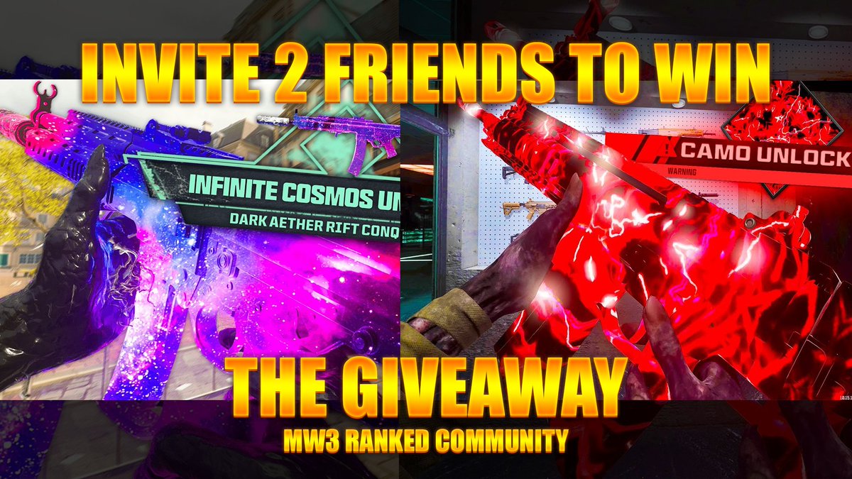 BO6SHOP's tweet photo. 💥 CAMO GIVEAWAY!!

Winner will choose between
- STG Blueprint
- Mark of Survivor Camo

JOIN THE SERVER AND INVITE 2 FRIEND TO WIN!

https://t.co/sWXIHZqjiM

#Giveaway #mw3 #rebirthisland #season6 #callofduty #rankedboosting #warzone https://t.co/cmLWnHfPpz