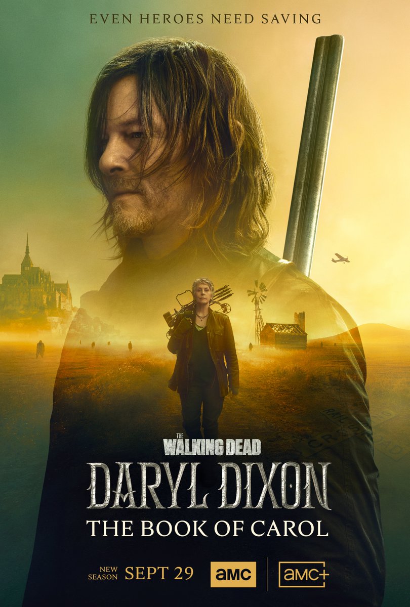 WalkingDead_AMC's tweet photo. Their bond can't be broken. 

#TWDCaryl premieres September 29th on AMC and AMC+. https://t.co/QFGyCnSWvk