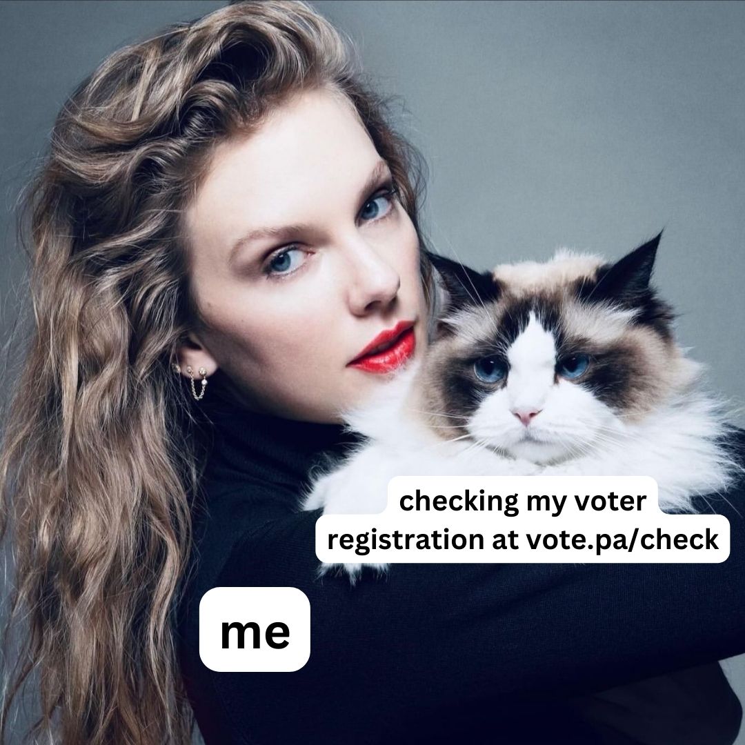 PAmegaphone's tweet photo. Are you a college student? Have you recently moved? Now’s a great time to check your voter registration at https://t.co/Vf5CQMjVAS!
#RegisterToVotePA https://t.co/4aDOg4tYpD