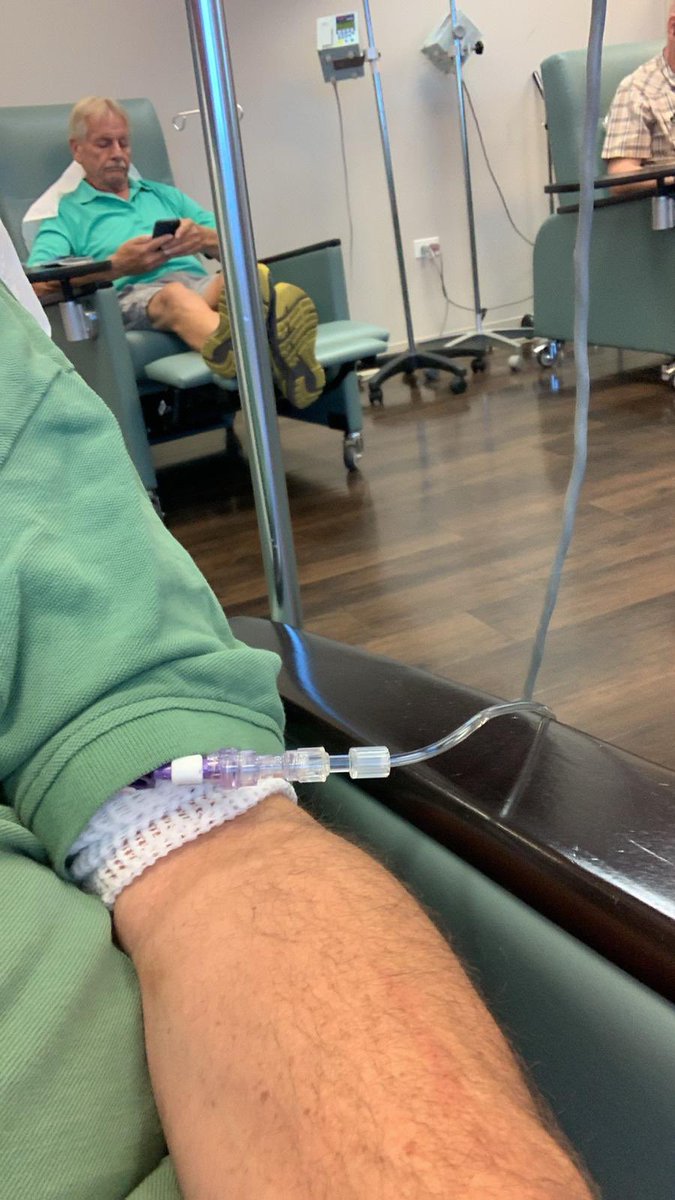 PopDaddyR's tweet image. Getting treatment