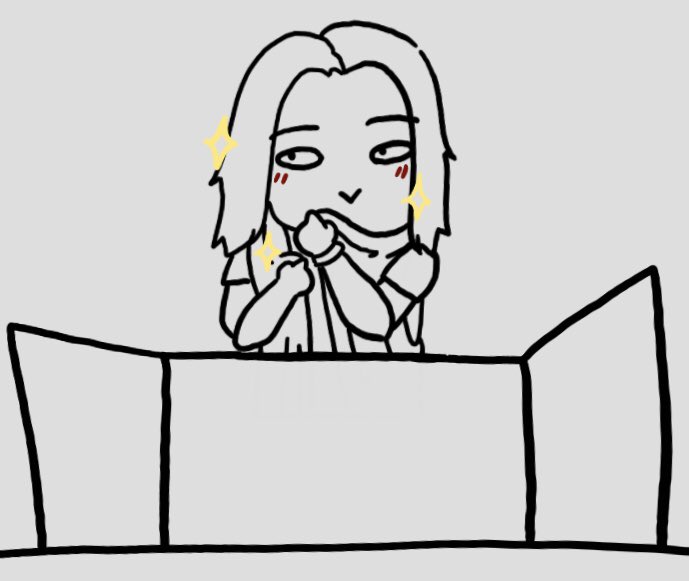 hon3ybab33's tweet photo. Artists, show me your most popular art piece!

To this day it is still this dumb little drawing I did of @matthewmercer every time he's in character as the ruby of the sea 
#criticalrole #digitalart #crfanart https://t.co/SY6S1wXwaq