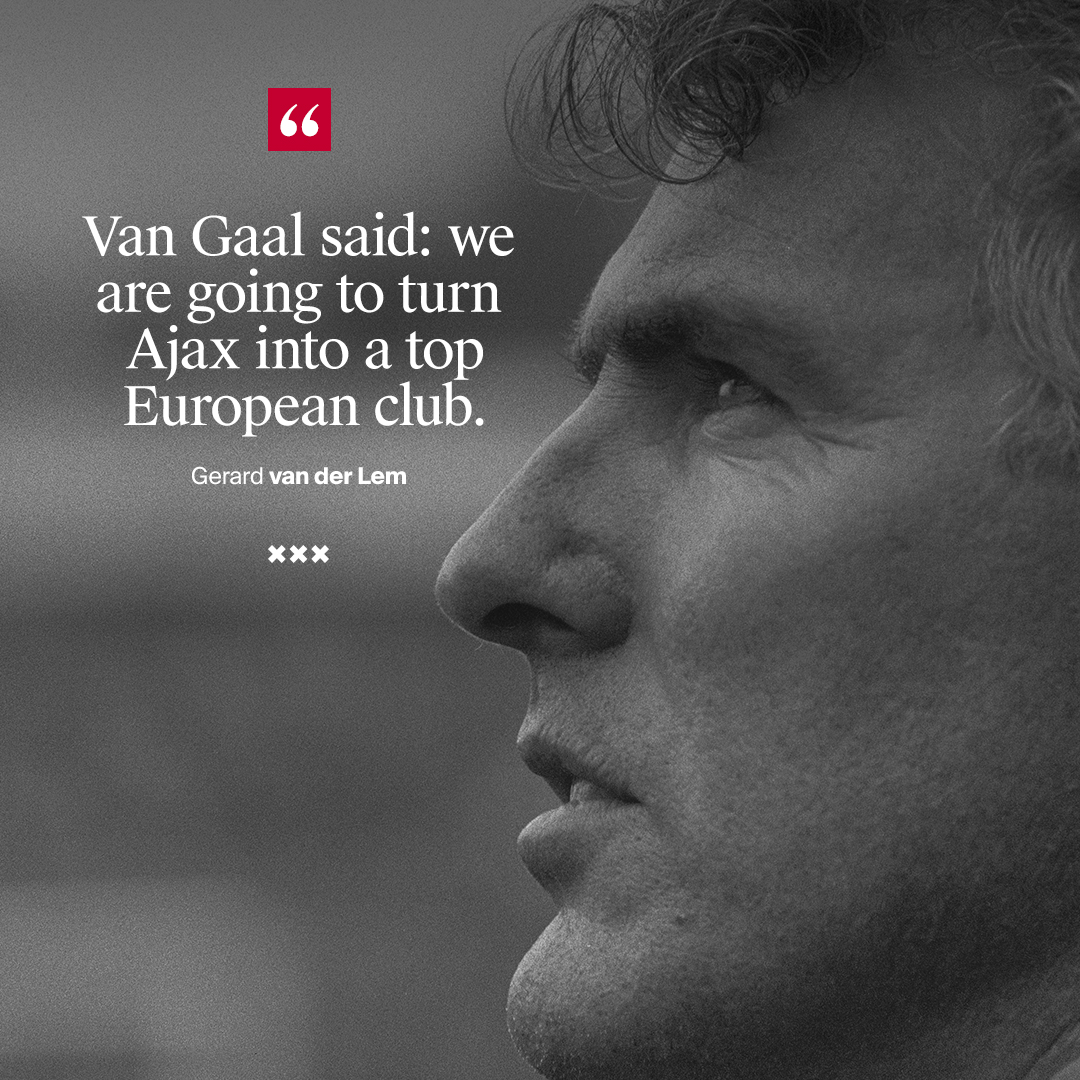 AFCAjax's tweet photo. Let’s talk with Gerard van der Lem about the Champions League match against AC Milan and more  💬
