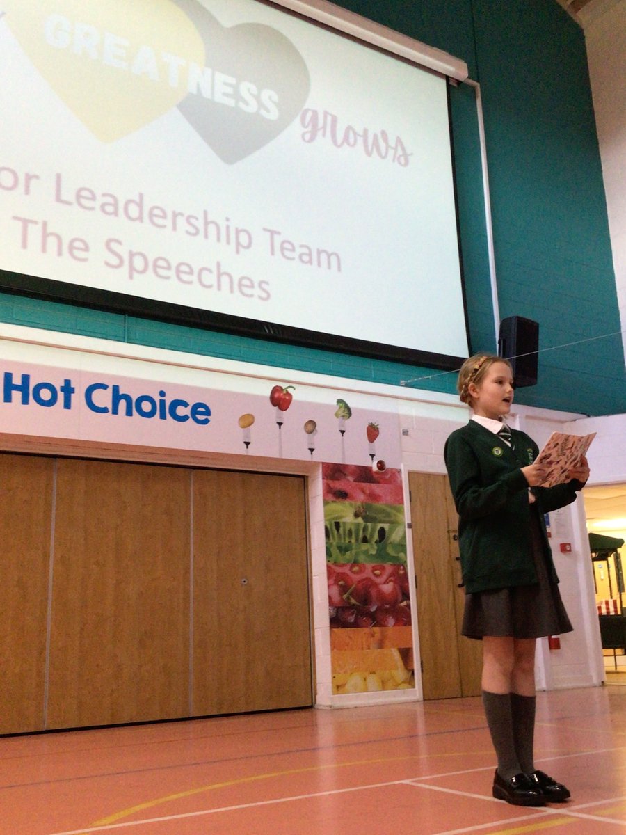 I was so impressed with the speeches made today by our candidates for Head Boy/Girl 💛💚
The children were so brave speaking in front of hundreds of people and made such compelling arguments: now we need to decide who to vote for!
<a href="/malvernprimary/">Malvern Primary School</a> <a href="/JHayes_4694/">Mrs Hayes</a> <a href="/MrsDaviesyear6/">Mrs Davies</a>