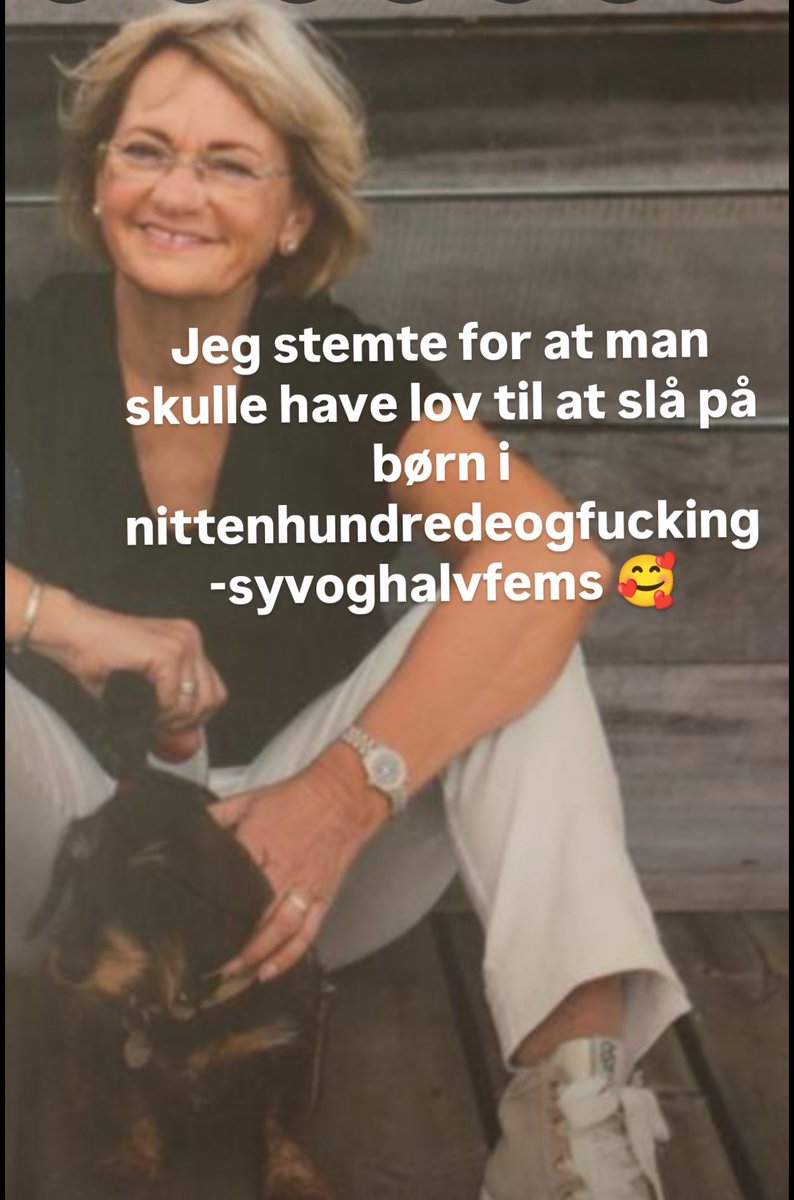 Centrister: "ej, bare fordi man er uenig med Pia Kjærsgaard kan man godt udtrykke DyB rEsPEkT for hende og anderkende hendes vigtige arbejde i folketinget. Der er ingen grund til at skabe FjEnDeBiLlEdEr eller sige hun er et dårligt menneske!"

Vitterligt Pia Kjærsgaard: