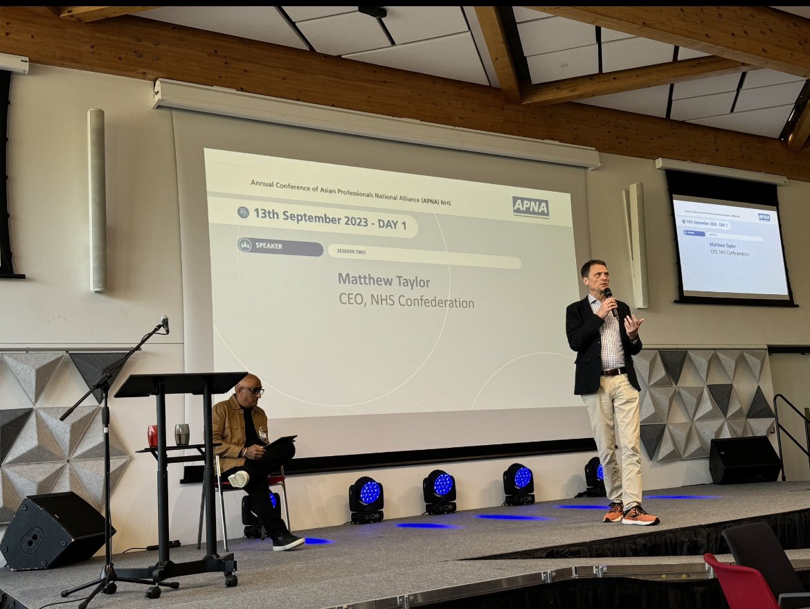 Dr Priya Kumar BEM (@pkgp07) on Twitter photo Fabulous 1st day <a href="/ApnaNhs/">APNA NHS - Asian Professionals National Alliance</a> conference. Words of wisdom and hope from our speakers <a href="/BolaOwolabi8/">Bola Owolabi</a> <a href="/NavinaEvans/">Dr Navina Evans</a> @julianhartley1 @ConfedMatthew <a href="/ChrisHopsonNHS/">Chris Hopson</a> <a href="/NHS_RobW/">Rob Webster 💙</a>. It’s time to change the narrative. Stories of strength from <a href="/DoctorsDistress/">Doctors In Distress</a> <a href="/AnantaDave/">Dave Ananta</a>. Always great to connect Fabulous 1st day <a href="/ApnaNhs/">APNA NHS - Asian Professionals National Alliance</a> conference. Words of wisdom and hope from our speakers <a href="/BolaOwolabi8/">Bola Owolabi</a> <a href="/NavinaEvans/">Dr Navina Evans</a> @julianhartley1 @ConfedMatthew <a href="/ChrisHopsonNHS/">Chris Hopson</a> <a href="/NHS_RobW/">Rob Webster 💙</a>. It’s time to change the narrative. Stories of strength from <a href="/DoctorsDistress/">Doctors In Distress</a> <a href="/AnantaDave/">Dave Ananta</a>. Always great to connect