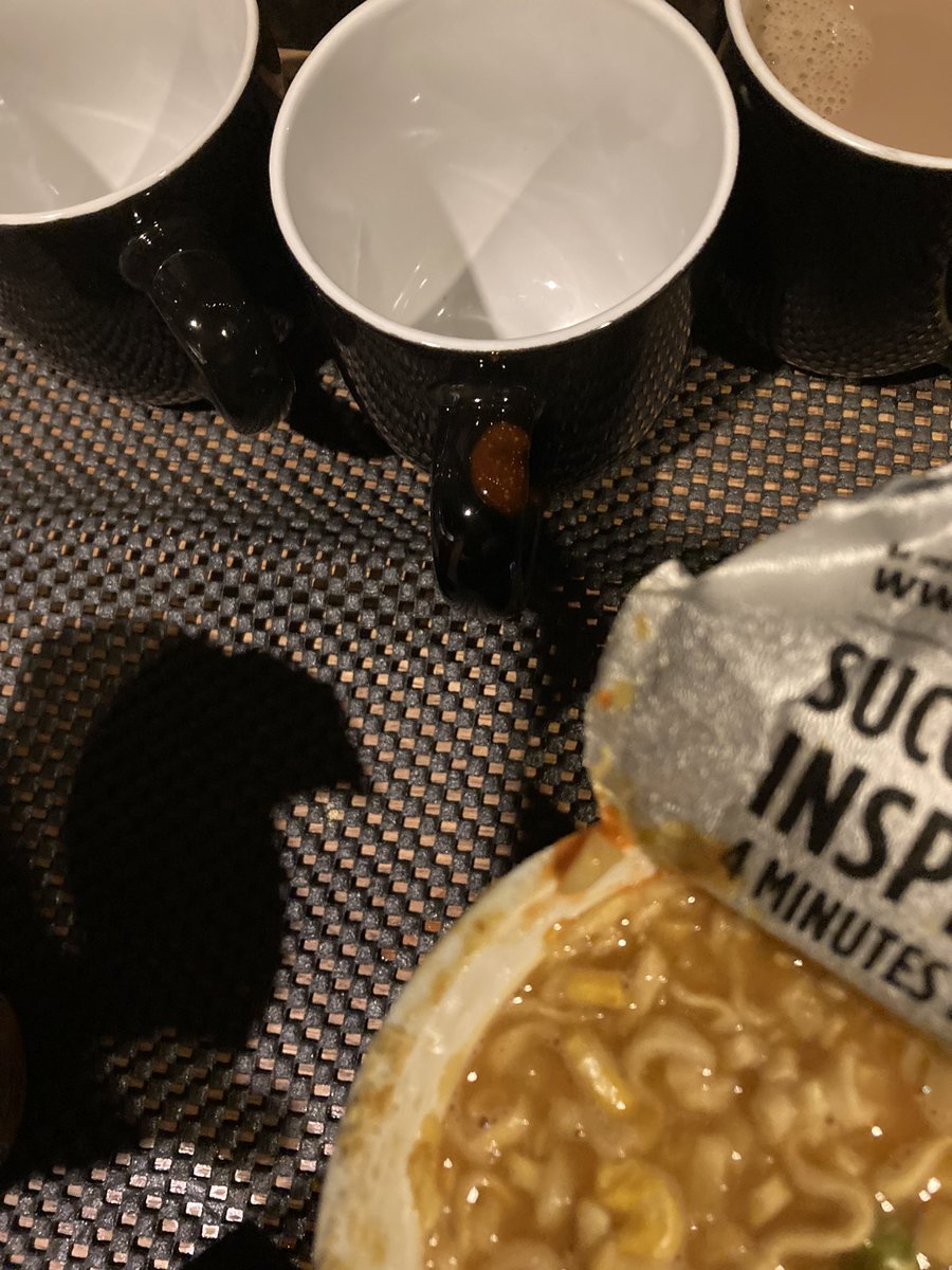 McFuzzies's tweet image. Seriously ….. one hour and one pot noodle later and the van is trashed!! There’s sauce everywhere and pot noodle dust all over the floor.  

#DomesticGoddess
#Chuntering