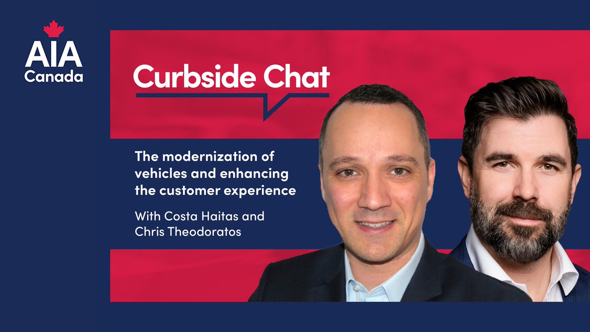 🎙️🖥️ New Curbside Chat episode! — The modernization of vehicles and enhancing the customer experience 

Watch it here: bit.ly/3RSa5Qa

Guests: Costa Haitas, The Mufflerman and Chris Theodoratos, Mr. Lube + Tires 

#AutoCare #AutomotiveAftermarket #Collision #EV h h h