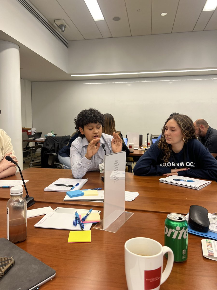 Another incredible day with our <a href="/GatesWA/">Gates WA State</a> <a href="/gatesfoundation/">Gates Foundation</a> #EdRoundtable with 3 incredible <a href="/wwschools/">WW Public Schools</a> students! Thank you <a href="/thescholarfirst/">Dr. Tammy Campbell, CEO</a> and <a href="/ANGELAJONESJD/">Angela Jones, JD</a>!