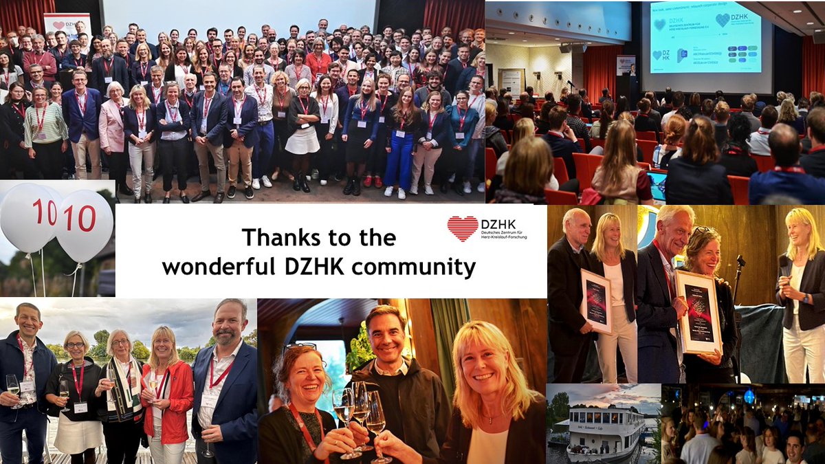 A huge thank you to all the DZHK scientists for two incredible, inspiring days celebrating the 10th anniversary of our DZHK retreat! The scientific discussions (and the boat party 😀) were so engaging, I barely had time to post. Wishing everyone a safe trip home!