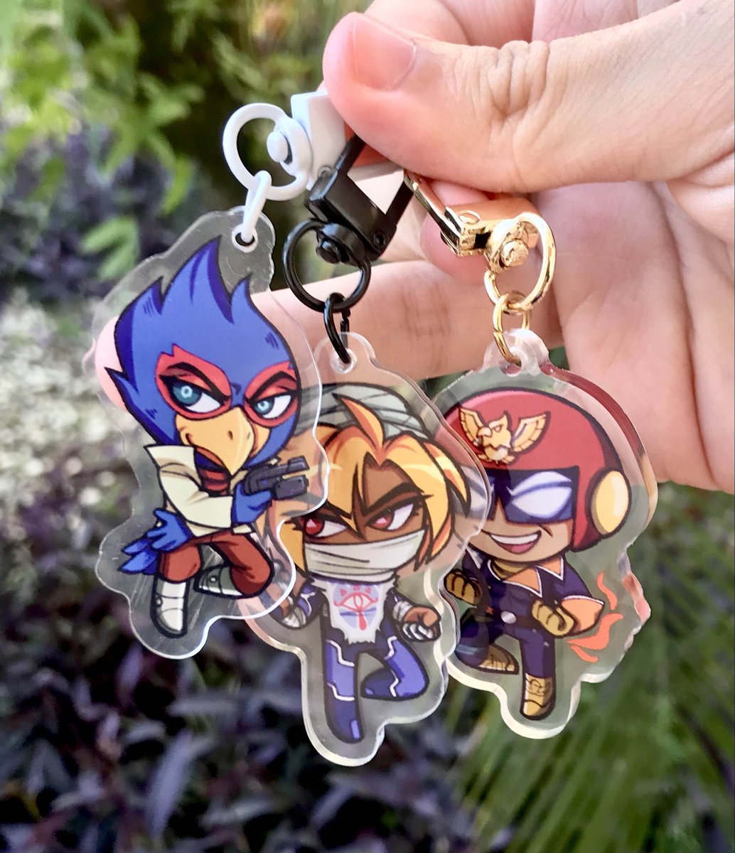 SilentNeptune's tweet photo. Hi everyone! It's finally time for me to announce that my shop is now LIVE!! 

https://t.co/m2Mx7a3yEd

It's now open with a preorder sale mini Smash Bros Melee character keychains! Get a lil charm of your main, each all coming with alternate palette options as well! 🦊⚔️🎶🦅 https://t.co/KeWSPhs8Vs