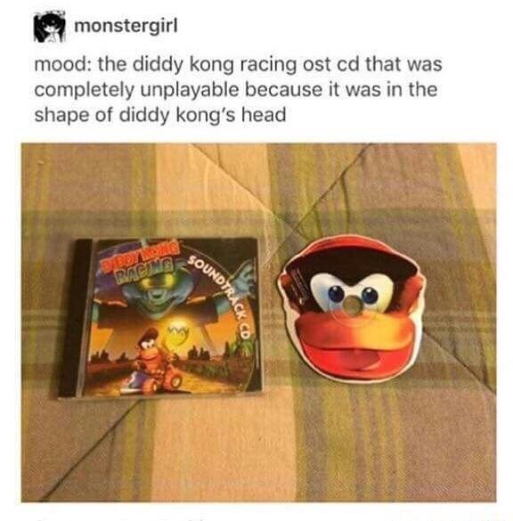beecubes's tweet photo. Related I guess but does anyone remember those chunky cut CDs that just like. Didn't work https://t.co/49EfdN47y2
