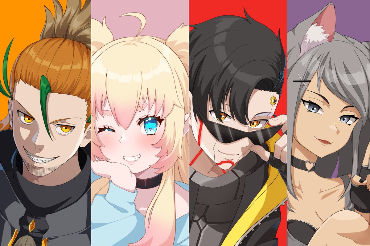 RizuMayonaka's tweet image. MEOW MEOW MEOWTHERFUCKERS! Today we&apos;re playing #ProjectUnknown with the GHOUL GANG! See yall around 6:30 pm pst!