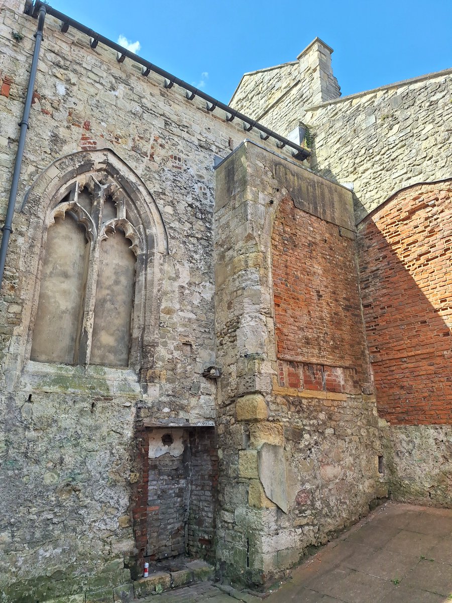 Some views of the exterior of the chancel of Holyrood church, taken by SAS twitter admin