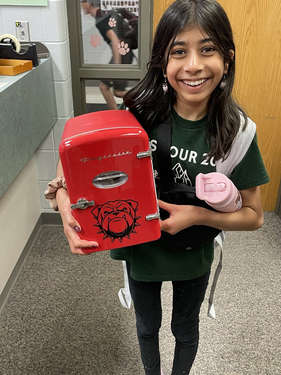 Our last mini fridge winner AND our Amazon Gift Card winner!!! The fundraiser is wrapping up, so make sure to get your donations in!