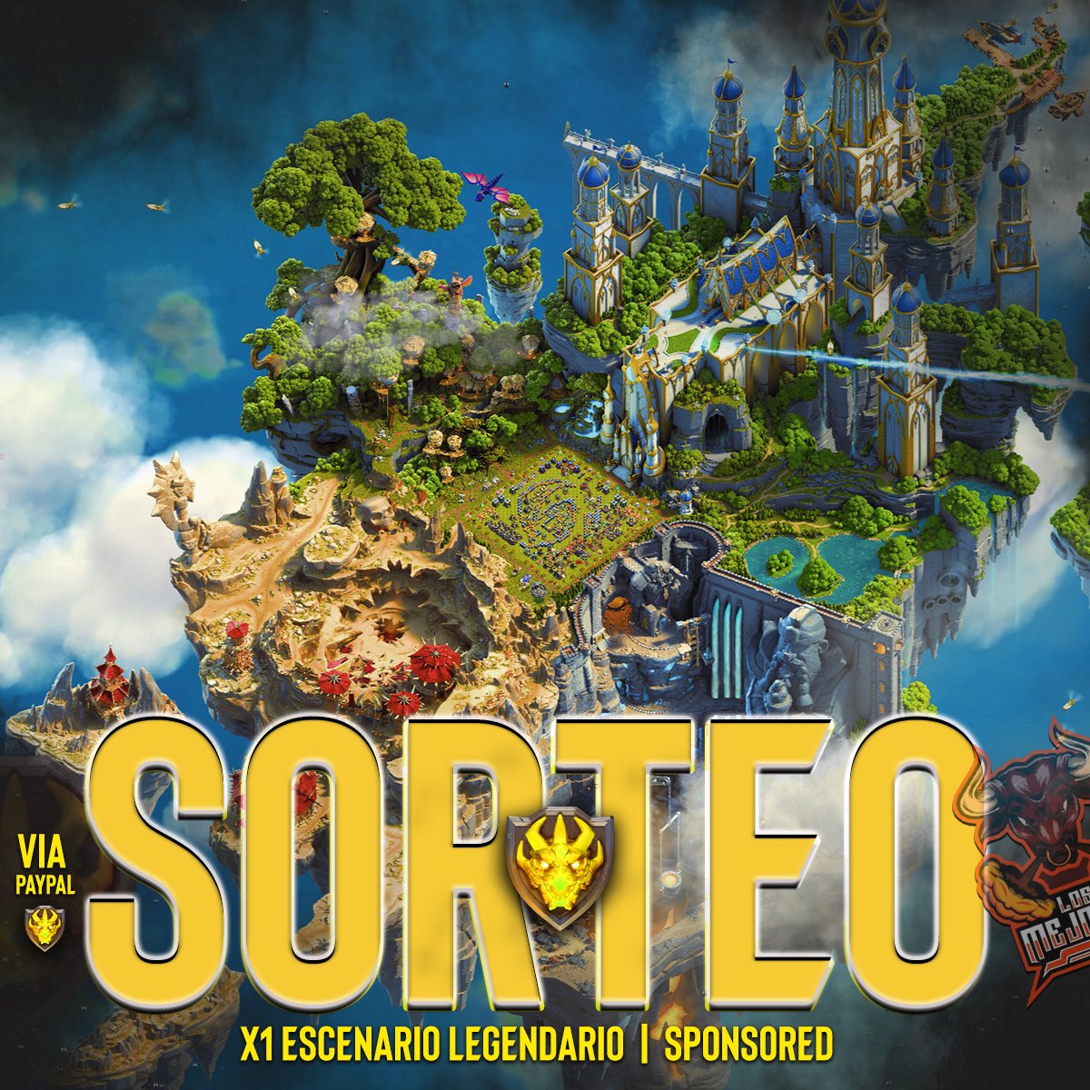 🎁 NUEVO SORTEAZO

🥳 X1 Escenario LEGENDARIO “Clash of Dragons”

👇 Para participar
✅ Repost+Like
✅ Mencionad a 2 amigos
✅ Seguirnos en twitch: twitch.tv/mad_max27_ &amp; twitch.tv/sply97

👉 Ganador/a recibe premio via PayPal

🍀 Sorteo a entregar en 1 semana,¡Suerte!
