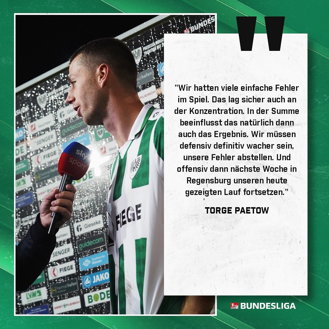 Preussen06's tweet photo. 💬 Wir haben noch Stimmen der Jungs zum Spiel.
___
#SCPPAD #scp06 https://t.co/7fXsf5K3jA