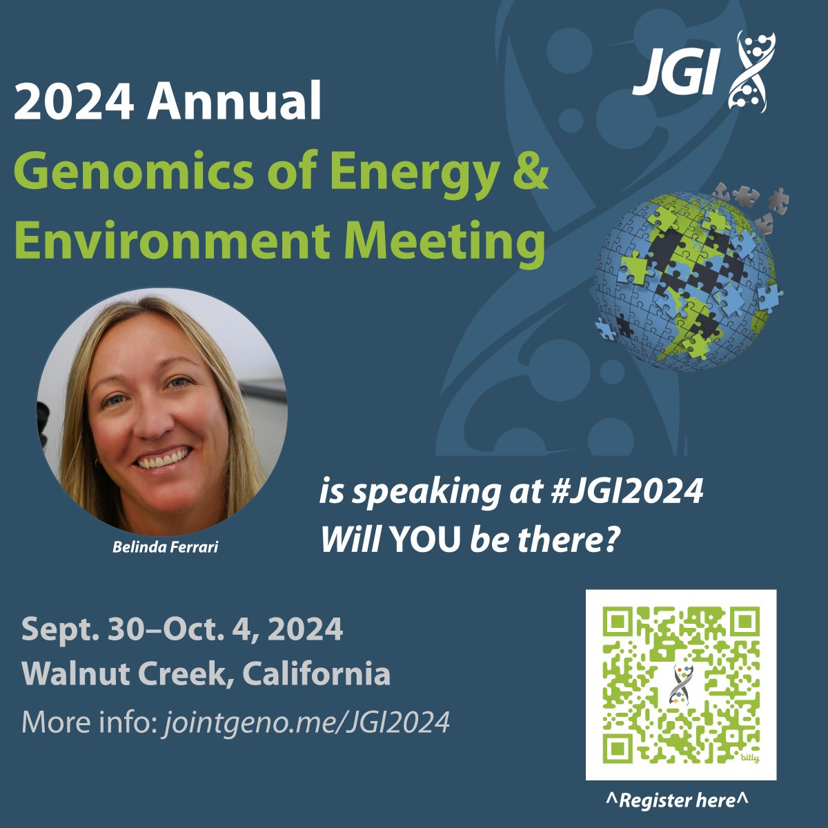 Joint Genome Institute (@jgi) on Twitter photo Register by MONDAY and don’t miss <a href="/ferrari_belinda/">Belinda Ferrari</a> of UNSW Sydney on “Microbial survival strategies at the limits of life” at this year’s #JGI2024 Annual Meeting!
REGISTER: jointgeno.me/JGI2024_Reg
INFO: jointgeno.me/JGI2024 Register by MONDAY and don’t miss <a href="/ferrari_belinda/">Belinda Ferrari</a> of UNSW Sydney on “Microbial survival strategies at the limits of life” at this year’s #JGI2024 Annual Meeting!
REGISTER: jointgeno.me/JGI2024_Reg
INFO: jointgeno.me/JGI2024
