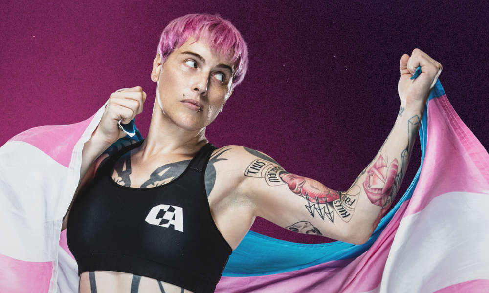 spiceguns's tweet photo. Exclusive Clip: Trans Athlete Alana McLaughlin Fights for Acceptance in MMA https://t.co/qAVe0NnCug https://t.co/U49kdK5jRM