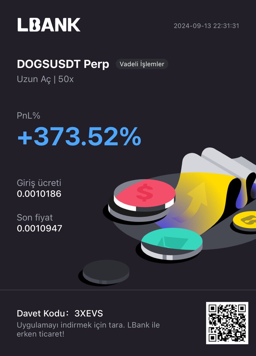 $DOGS #DOGS 

<a href="/LbankTurkey/">LBank Global Türkiye Topluluğu🇹🇷</a>