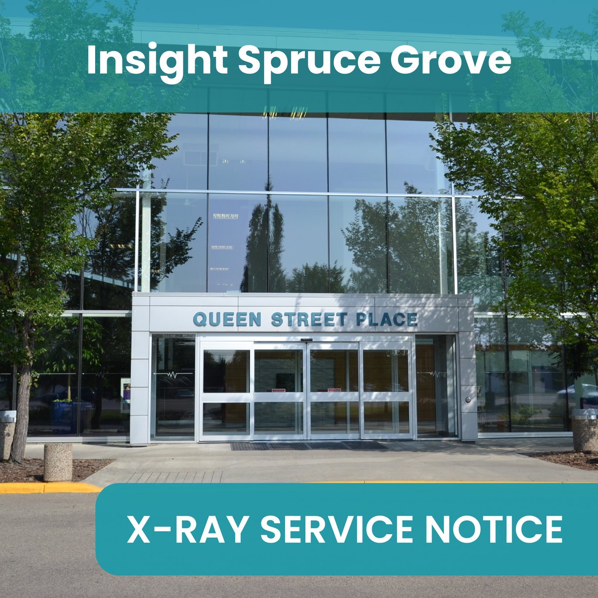 We are currently upgrading our X-ray machine at our Spruce Grove location. While we remain open, please be aware that you may experience longer wait times for walk-in X-ray.

For faster service, please visit our nearby location, The Grange, at 2460 Guardian Rd NW, Edmonton.