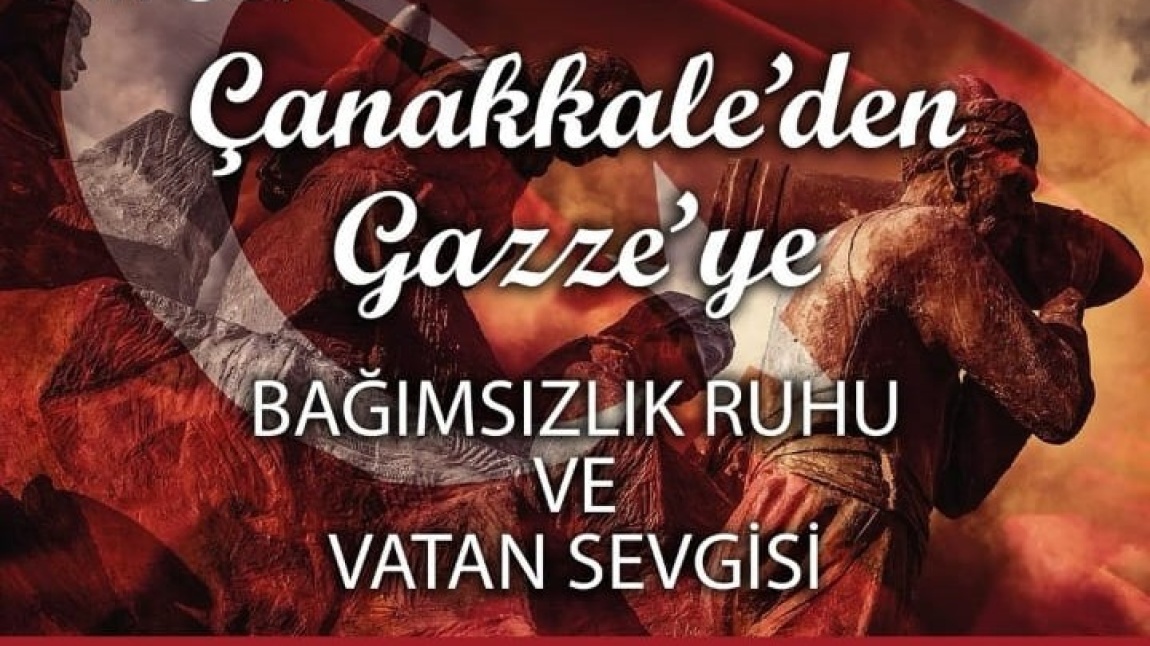 Sınıflarımızda "Çanakkale'den Gazze'ye Bağımsızlık Ruhu ve Vatan Sevgisi" temalı belgesel gösterimi yapıldı.