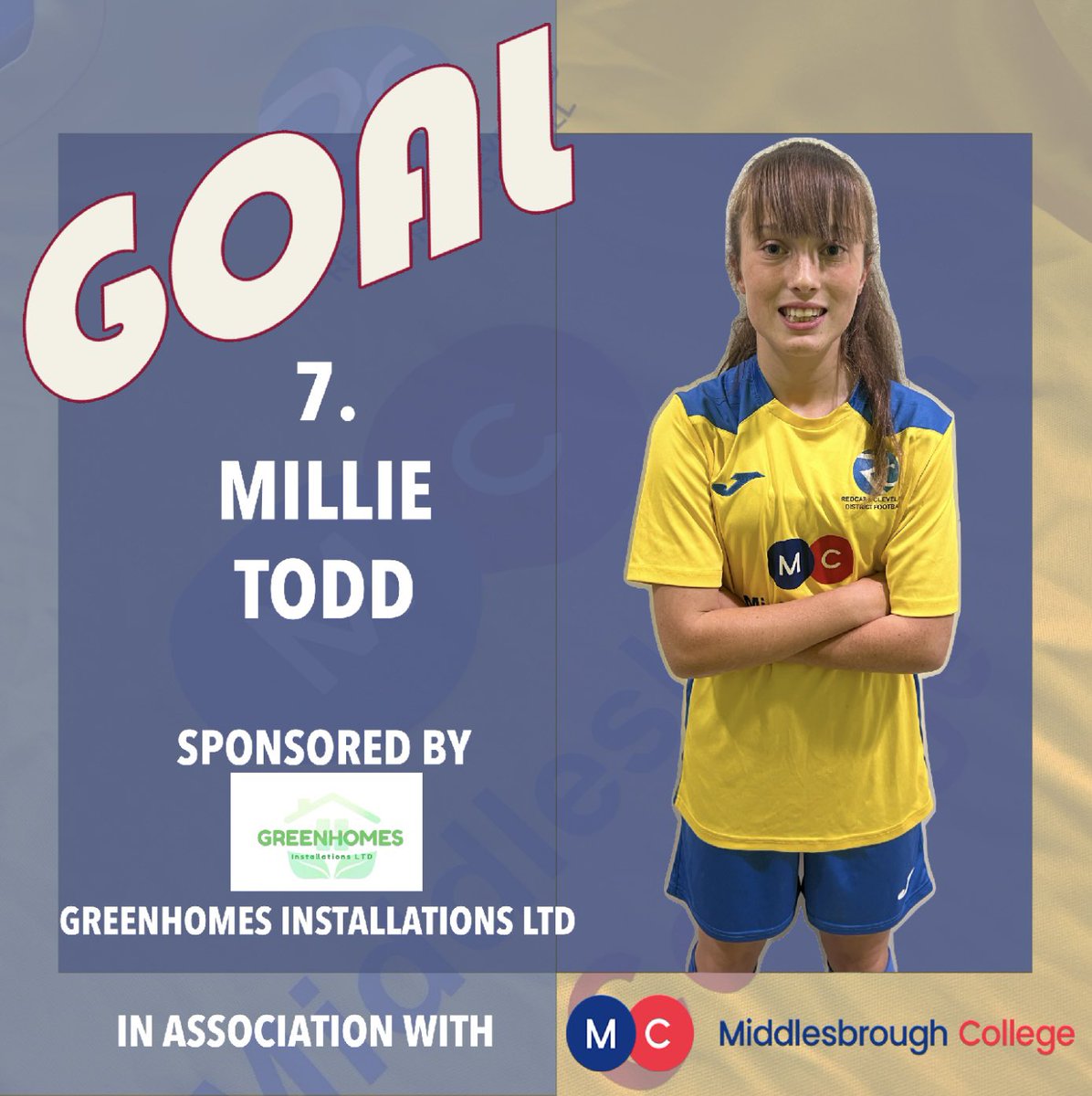 rcgirlsdistrict's tweet photo. 38 - TODDY GETS US LEVEL 

Jardine wins a free kick 30 yards out on the left and Millie Todd smashes it into the net leaving the East Riding keeper no chance 

🔵 1-1 🟡

#uptheredcar https://t.co/hZnMHjWdR6