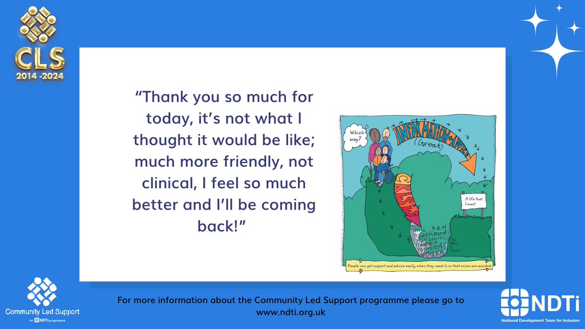 CLSNDTi's tweet image. The final day for September's #CommunityLedSupport '10' theme's. Welcoming 'Spaces to talk'; 'Conversations not assessments'; in community places that matter to people @JennyPittsNDTi @NDTicentral 🌟Credit quote to @ClsHartlepool @HartlepoolHubs