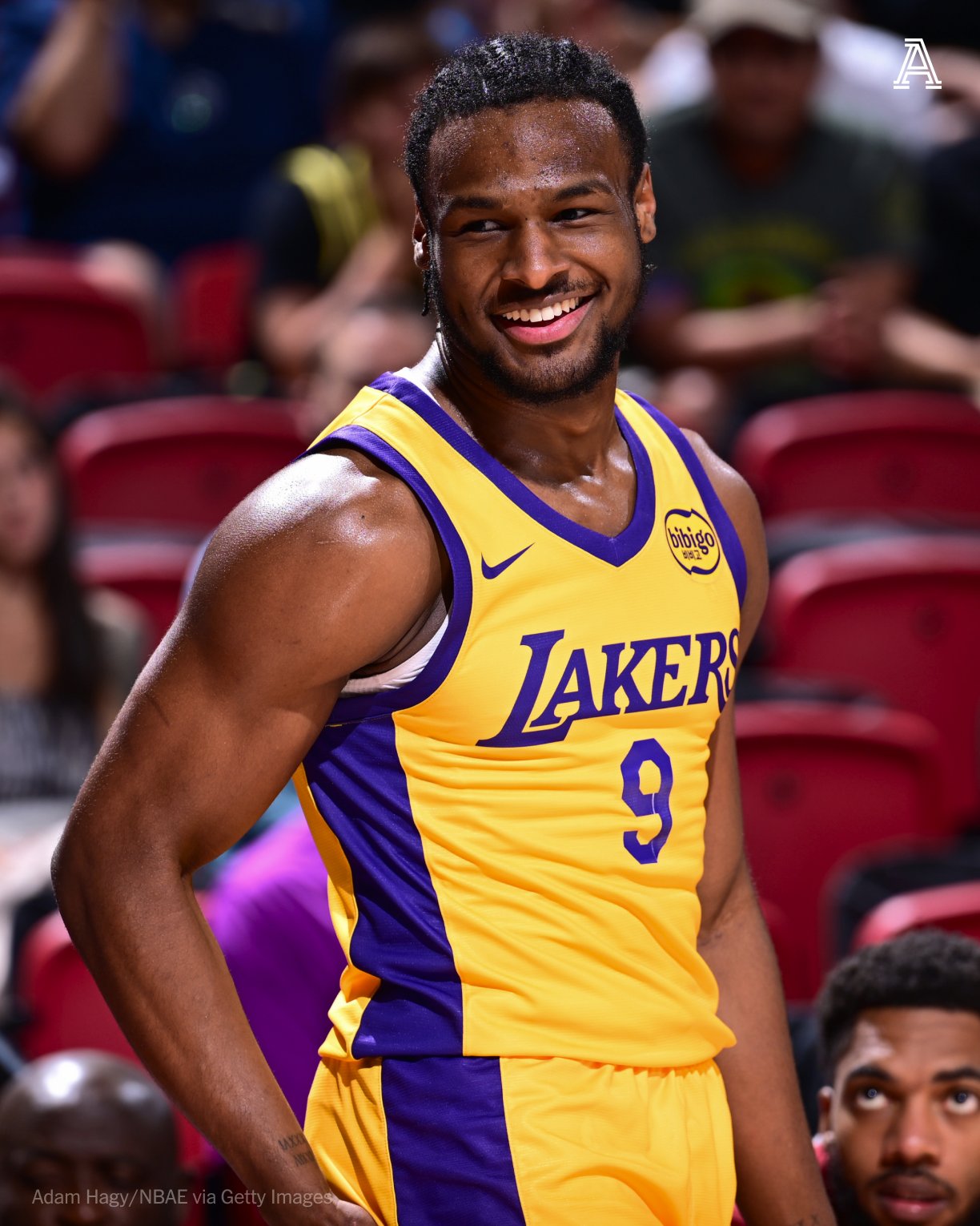 [花邊] Bronny夏聯首戰實戰球衣以3萬8美元成交