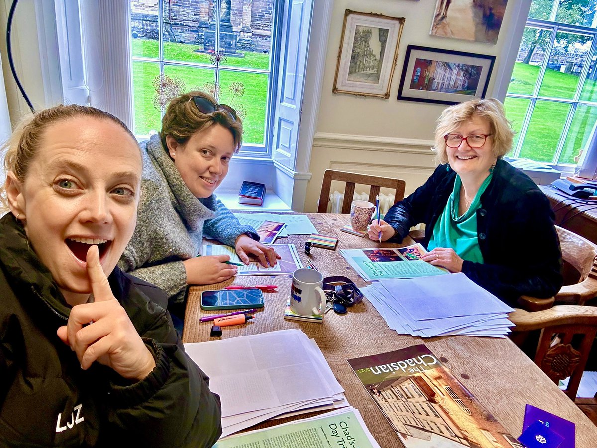 margaretmasson's tweet image. Editing our next edition of The Chadsian #funfridays #greatcolleagues