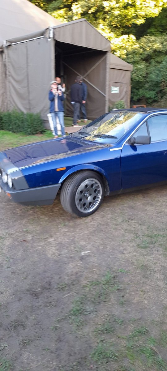 YepConsiderably's tweet image. Quite emotional watching the final #Grandtour with Jeremy tonight. Fantastic evening.

Here he was driving the Lancia in the pub ready to watch the final chapter with us.