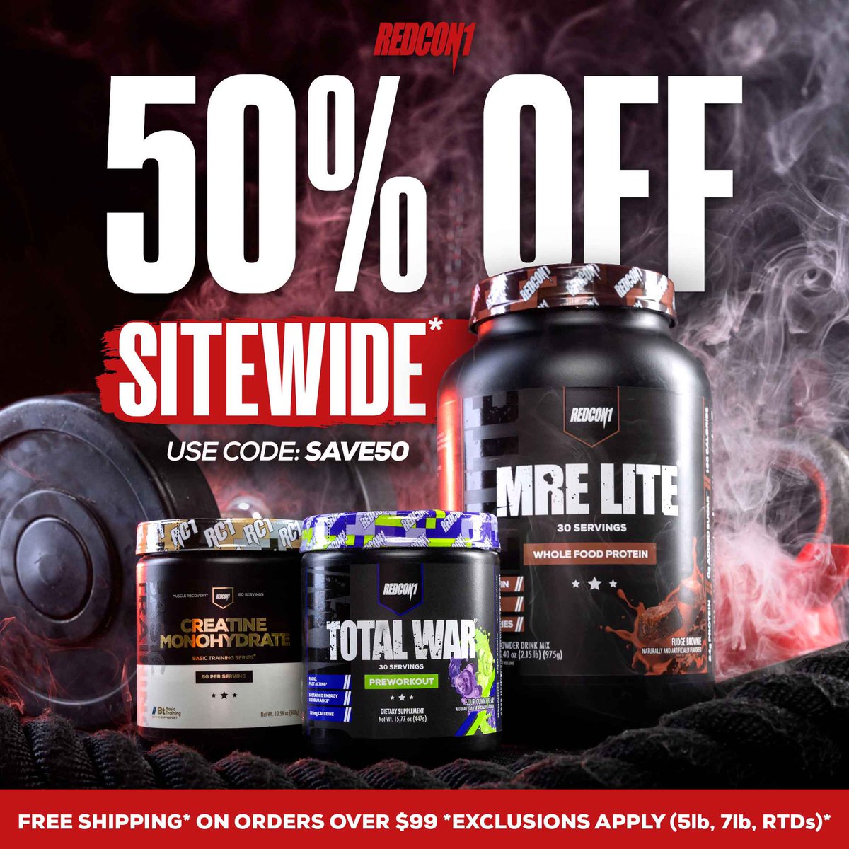 EricThurow's tweet image. Grab this fantastic deal on any @RedCon1Official product(s) on their web site.  Tap the link below and enter "Save50" at checkout to Save 50%.

--&amp;gt; redcon1.com/pages/deals?rs…

#redcon1 #redcon1tieroperator #save50