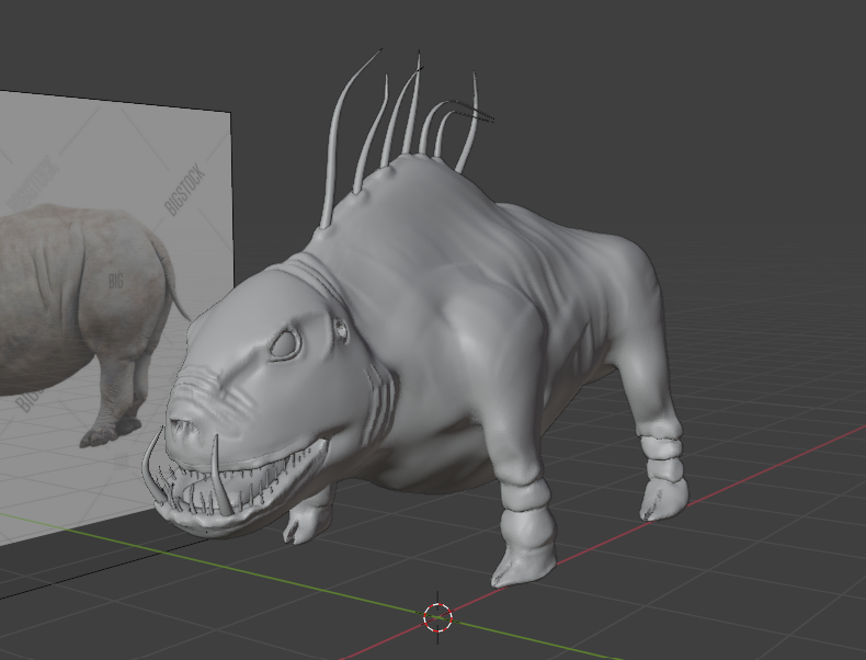 Latirest's tweet photo. #3D #blender #Monster #sculping https://t.co/grBvzRlcu9