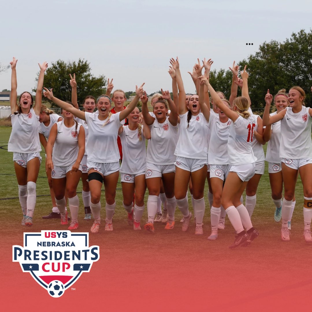 NEBStateSoccer's tweet photo. Our next Presidents Cup National Champ journey could start this weekend 😎
Good luck to all our teams competing!
#representNE #nepcup #claimthecup https://t.co/KVvWMn2NBy