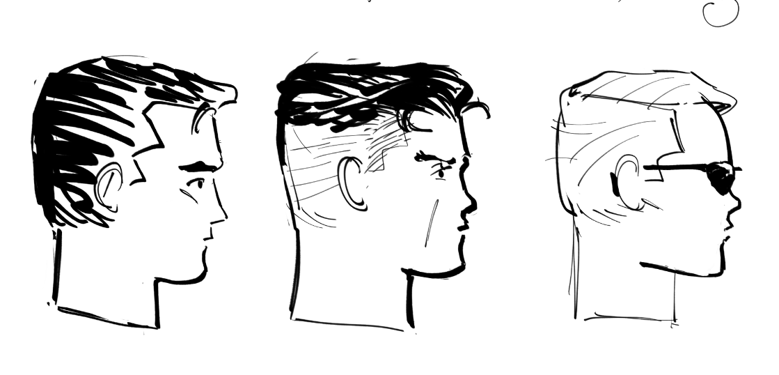 3 brown-haired marvel leading men