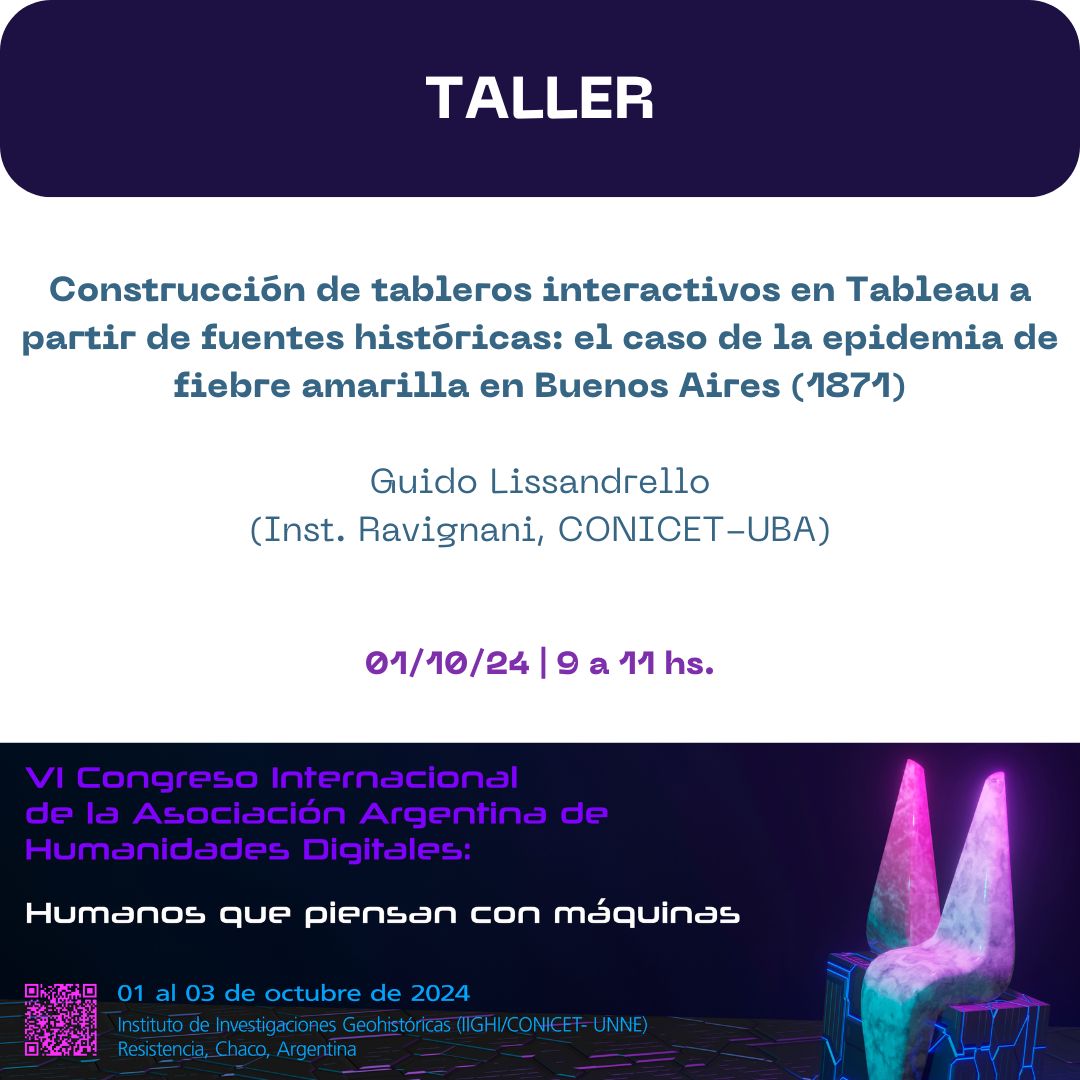 Asociación Argentina de Humanidades Digitales tweet media