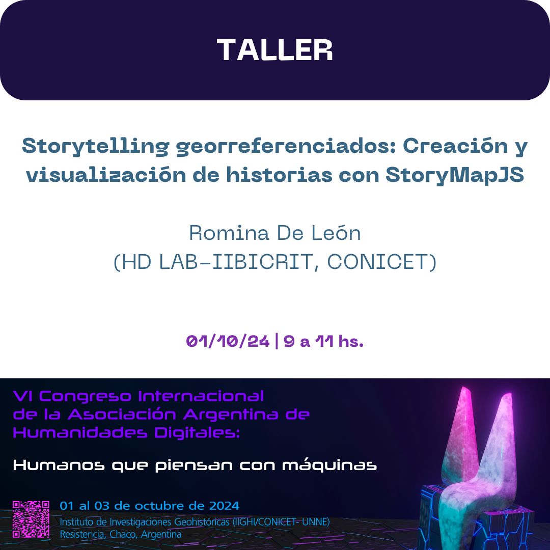 Asociación Argentina de Humanidades Digitales tweet media