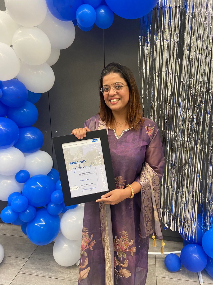 Greeshma Nair (@greeshm48534662) on Twitter photo Not a winner this time , but definitely proud of reaching so far.
Thanks to all who have supported me to reach here. This one for Amma & Papa <a href="/GoalsOlivers/">OliversLifeGoals</a> <a href="/ApnaNhs/">APNA NHS - Asian Professionals National Alliance</a> <a href="/Lisasmi36616707/">Lisa smith</a> <a href="/HoldcroftLaura/">Laura Holt</a> Not a winner this time , but definitely proud of reaching so far.
Thanks to all who have supported me to reach here. This one for Amma & Papa <a href="/GoalsOlivers/">OliversLifeGoals</a> <a href="/ApnaNhs/">APNA NHS - Asian Professionals National Alliance</a> <a href="/Lisasmi36616707/">Lisa smith</a> <a href="/HoldcroftLaura/">Laura Holt</a>