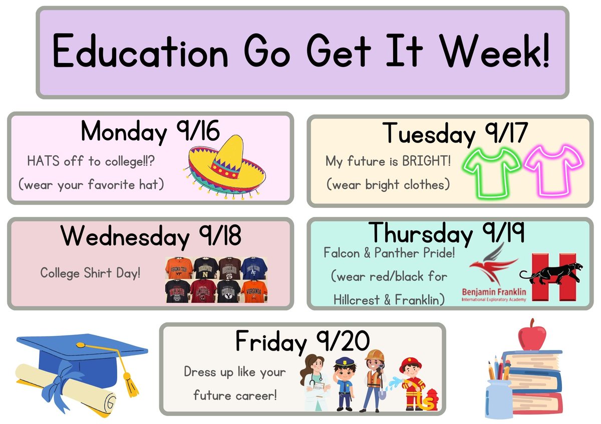 Next week is “Education Go Get It!” Week at Kramer!