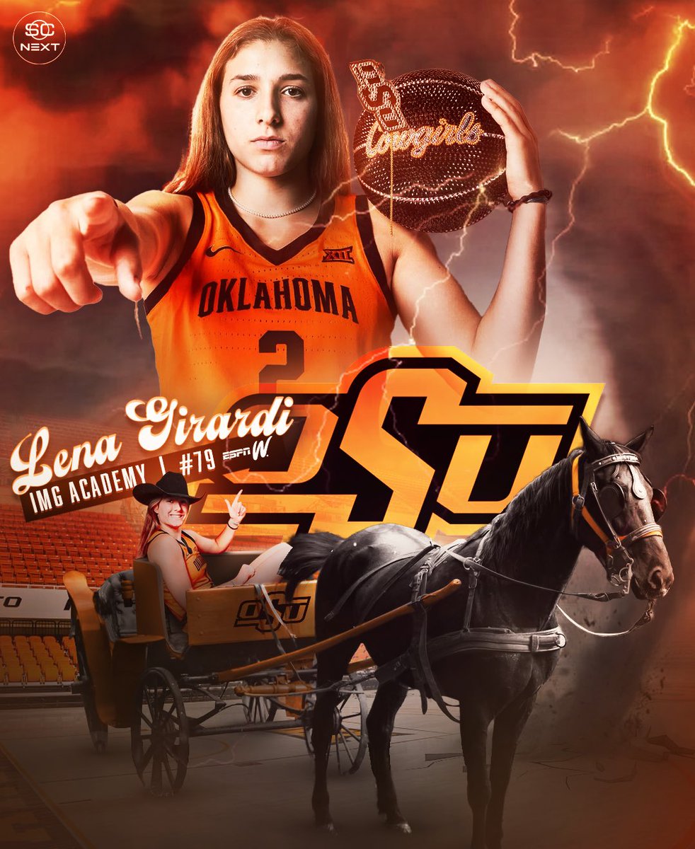 SportsCenter NEXT (@scnext) on Twitter photo Lena Girardi (no. 79 espnW 100) has committed to Oklahoma State! #GoPokes 🟠⚫️ <a href="/LenaGirardi/">lena girardi</a> Lena Girardi (no. 79 espnW 100) has committed to Oklahoma State! #GoPokes 🟠⚫️ <a href="/LenaGirardi/">lena girardi</a>