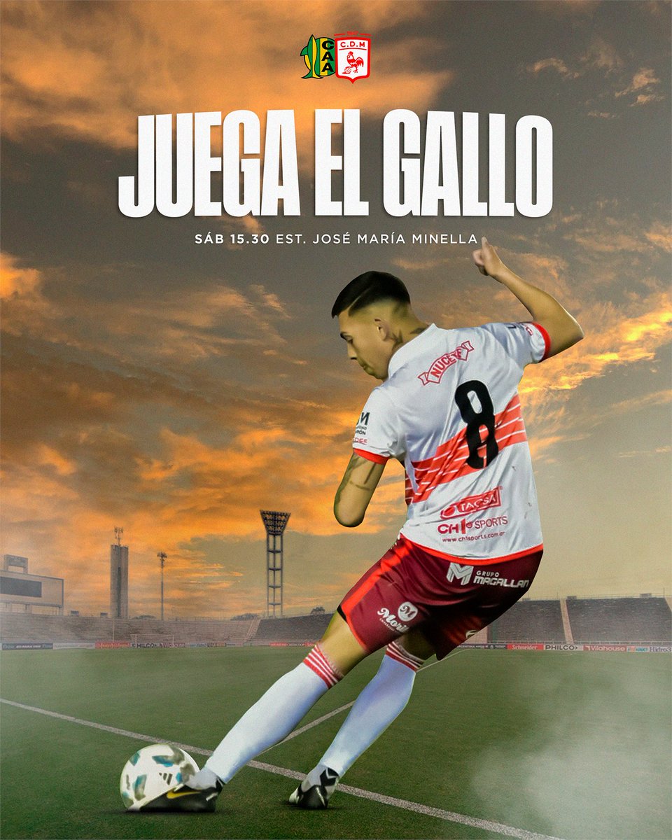 depmoronoficial's tweet photo. ¡HOY JUEGA MORÓN!

🏆 Primera Nacional • Zona B • Fecha 32
🆚 Aldosivi 
📆 Sábado 14/09
🕘 15:30
📺 TyC Sports Play
🏟️ Estadio José María Minella 

#SomosElOeste🐓 https://t.co/4ihphpxgGU