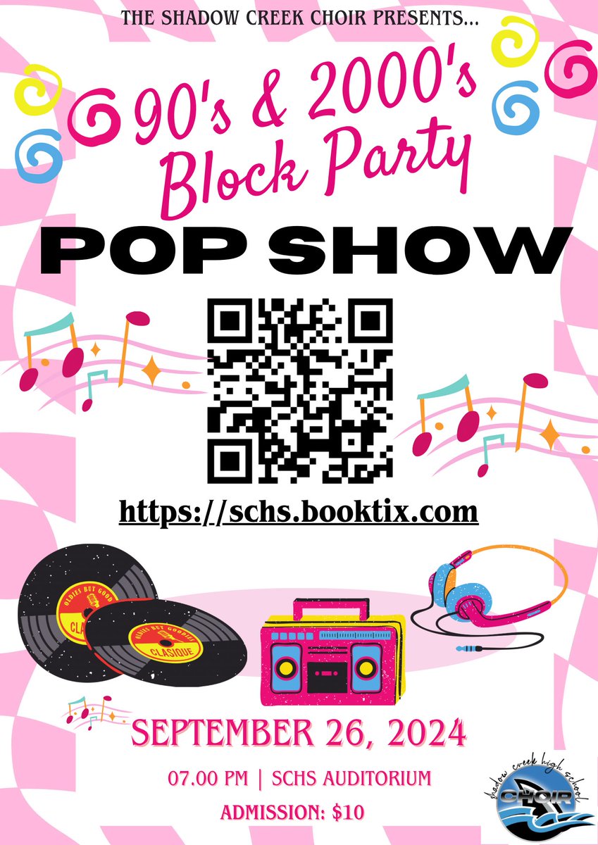 Buy tickets at: SCHS.booktix.com