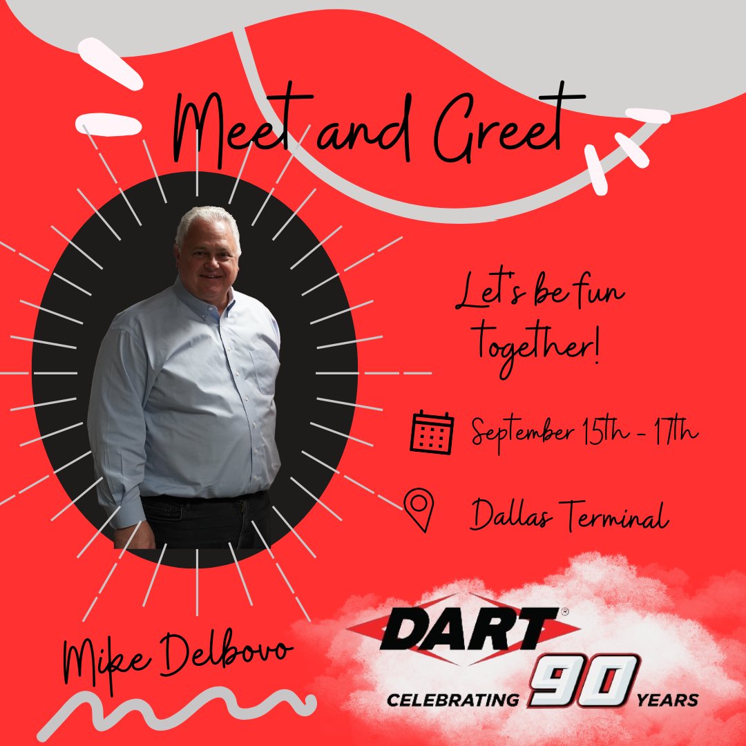 TheDartNetwork's tweet photo. Attention all Dart Drivers! Today is THE day you've been waiting for! Join us for an action-packed day filled with football, prizes, and delicious food! But that's not all, we also have a special meet and greet with our new president Mike Delbovo. See you at 11:30 AM https://t.co/gu0DnpbrVv
