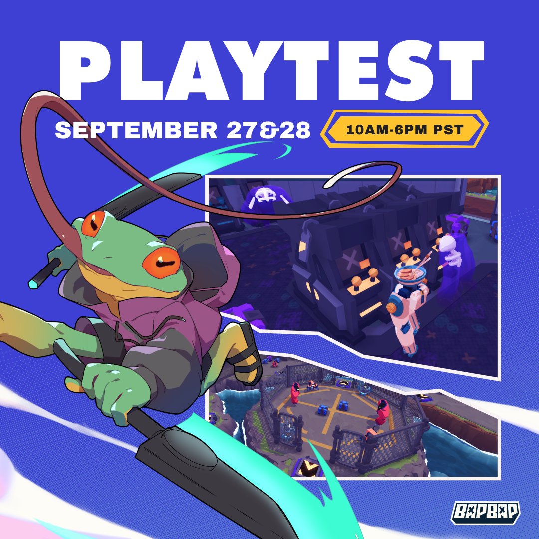 bapbapgg's tweet photo. SEPTEMBER PLAYTEST IS COMING!

who tryna cook some noobs